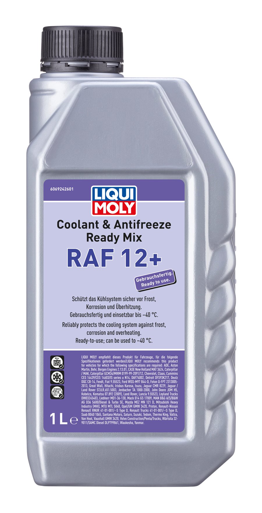 LIQUI MOLY Coolant Ready Mix RAF 12+ ขนาด 1 ลิตร รหัสสินค้า 6924
